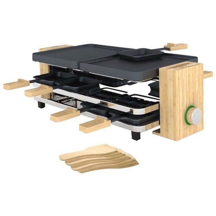 Princess Gril a raclette Pure 8 Noir 1200 W 162910