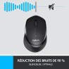 LOGITECH - Souris silencieuse sans fil M330 Silent Plus - Noir