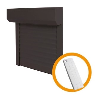 Volet roulant H120 cm x L120 cm Aluminium recoupable en largeur et hau