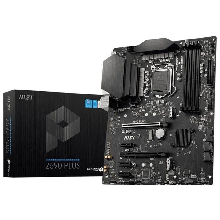 Carte Mere - MSI - Z590 PLUS - Noir (911-7D11-002)