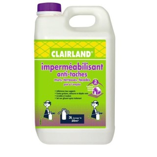 CLAIRLAND Imperméabilisant Anti-taches Murs, terrasses et façades -