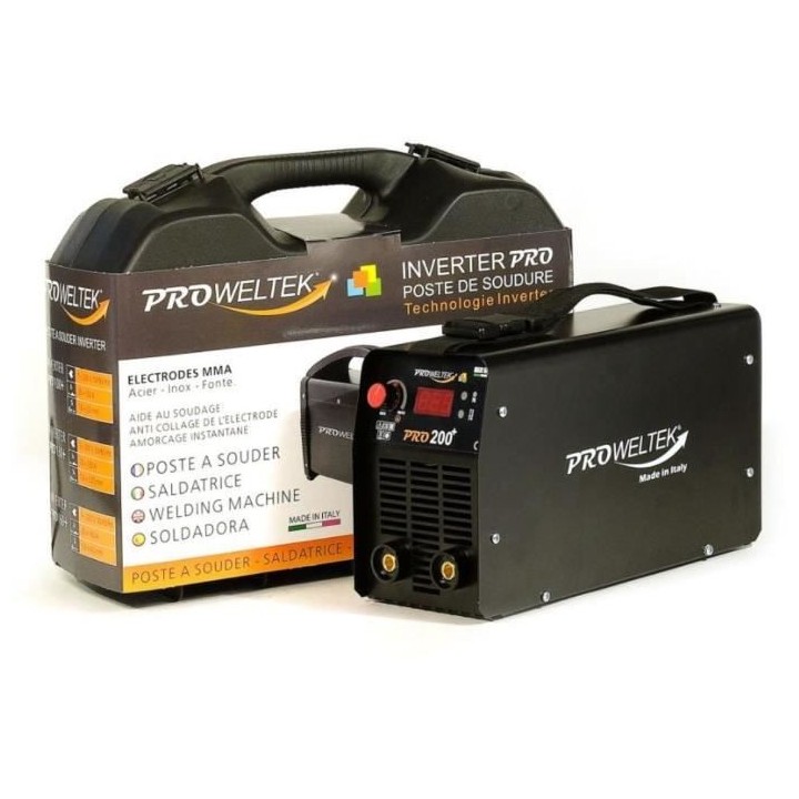 PROWELTEK Poste a souder inverter numérique 200 a + pro 200