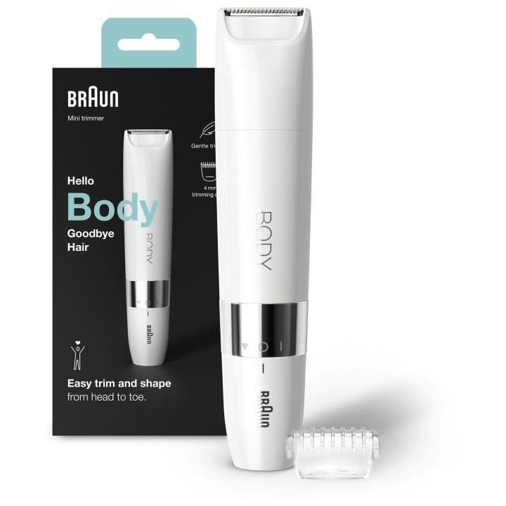Braun Body Mini Tondeuse Électrique Femme Et Homme de Précision Corp