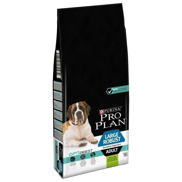 PRO PLAN Robust Sensitive Digestion Optidigest - Croquettes a l'agneau