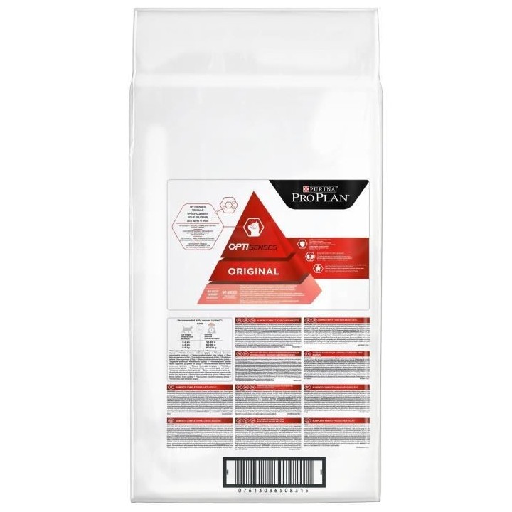 Purina Proplan OptiSenses Chat Adulte Original Saumon 10kg