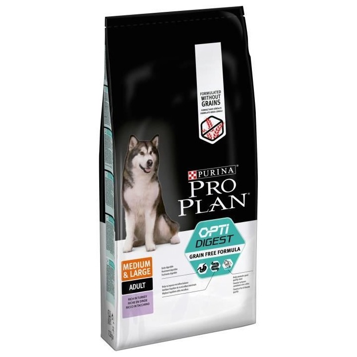 Purina Proplan OptiDigest Chien Medium et Large Adulte Sensitive Dinde