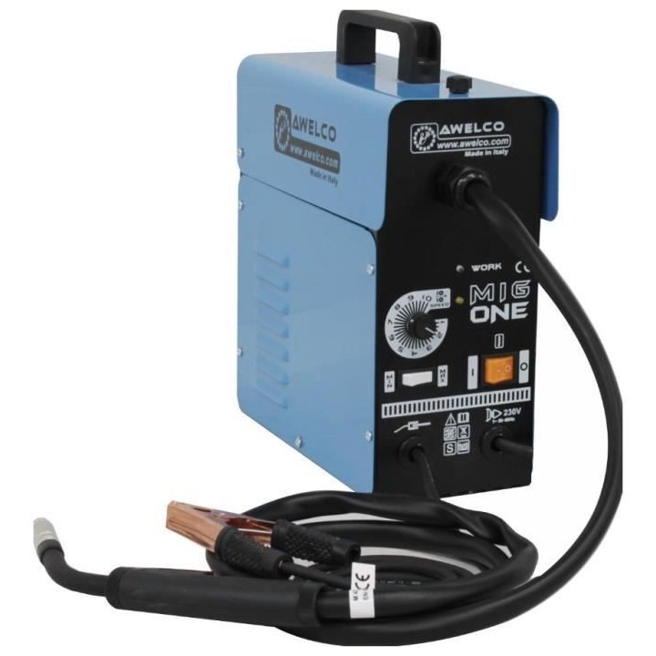 AWELCO Poste a souder Mig One sans gaz 95 A - Livré avec torche, pinc