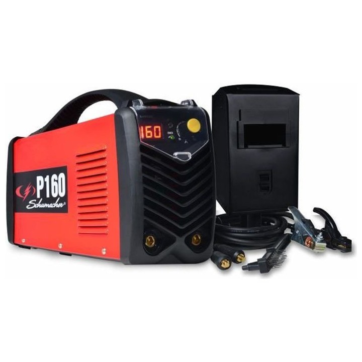 SCHUMACHER Poste a souder INVERTER MMA 160 Amperes avec accessoires