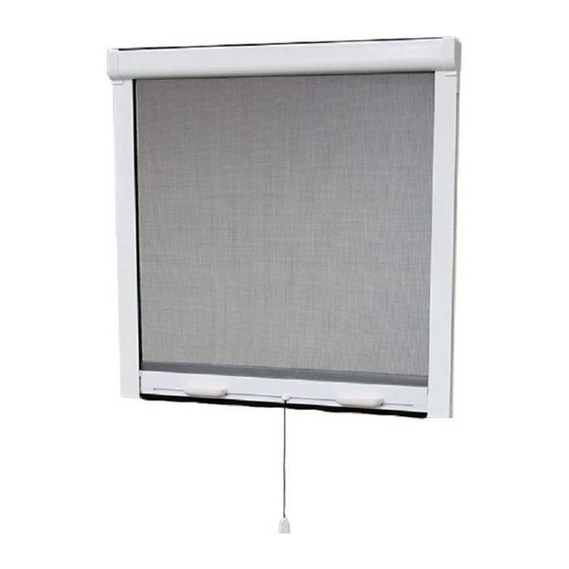 Moustiquaire de fenetre en PVC L100 x H145 cm - Recoupable en largeur et hauteur