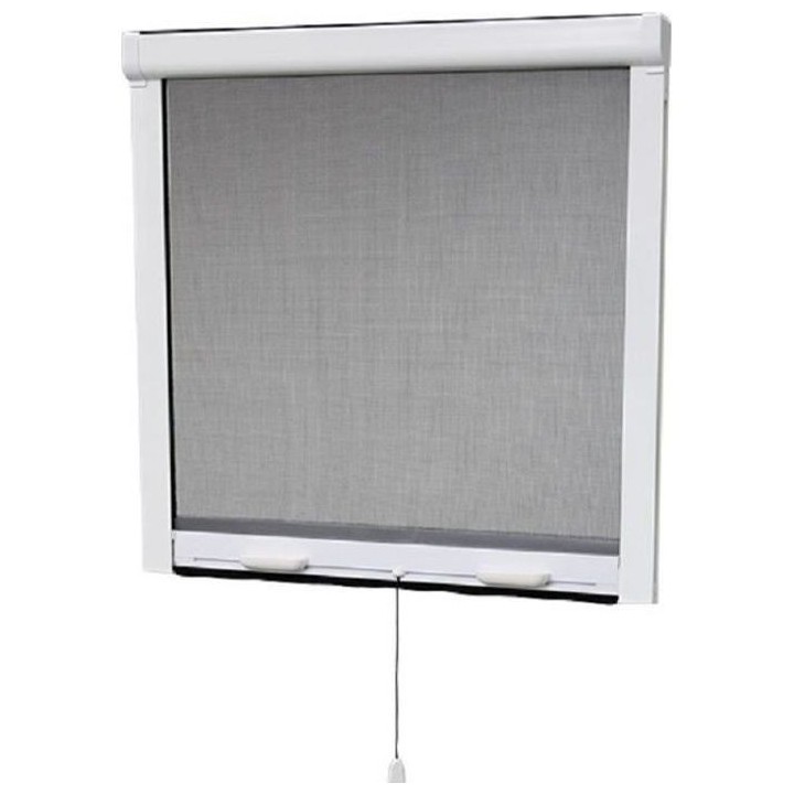 Moustiquaire de fenetre en PVC L100 x H145 cm - Recoupable en largeur