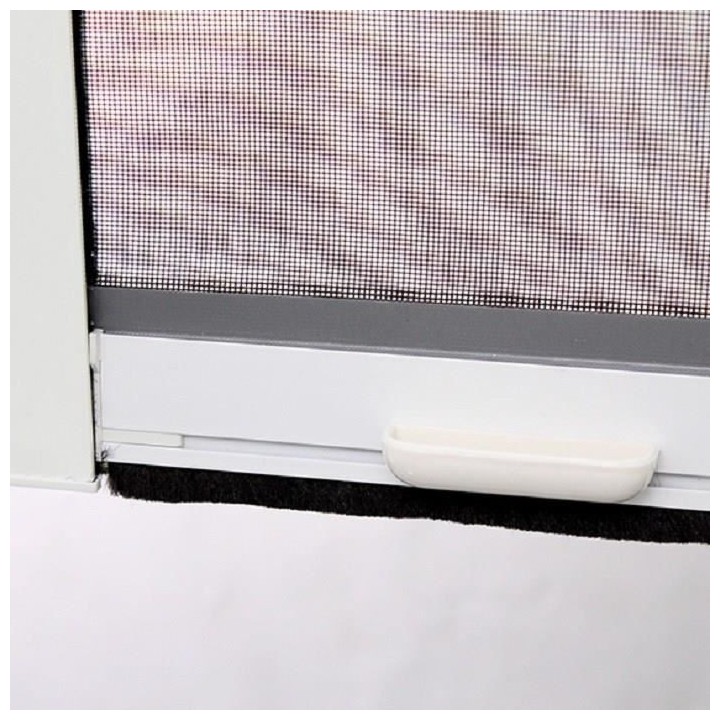 Moustiquaire de fenetre en PVC L100 x H145 cm - Recoupable en largeur