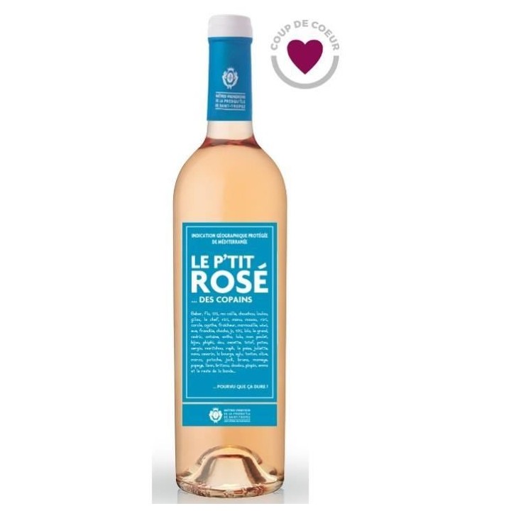 Le P'tit Rosé des Copains Méditerranée 2021 - Vin rosé