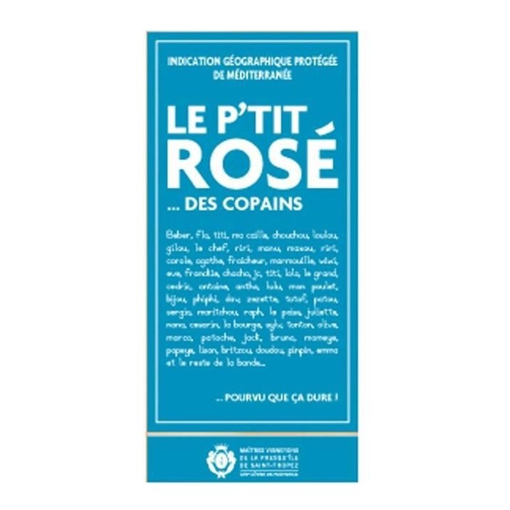 Le P'tit Rosé des Copains Méditerranée 2021 - Vin rosé