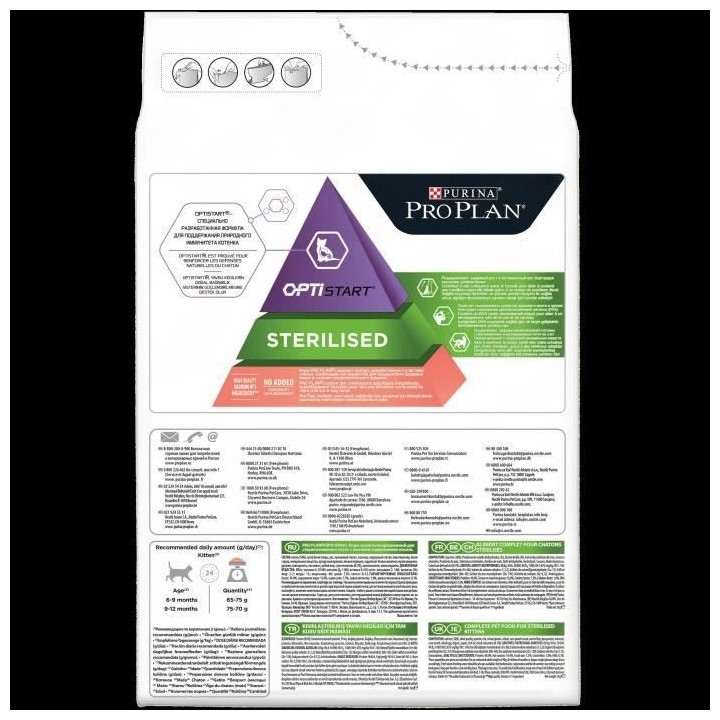 PRO PLAN Croquettes pour Chatons au Saumon - 3kg