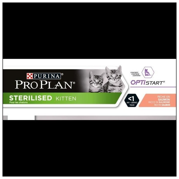 PRO PLAN Croquettes pour Chat Sterilisé au Saumon - 1,5kg