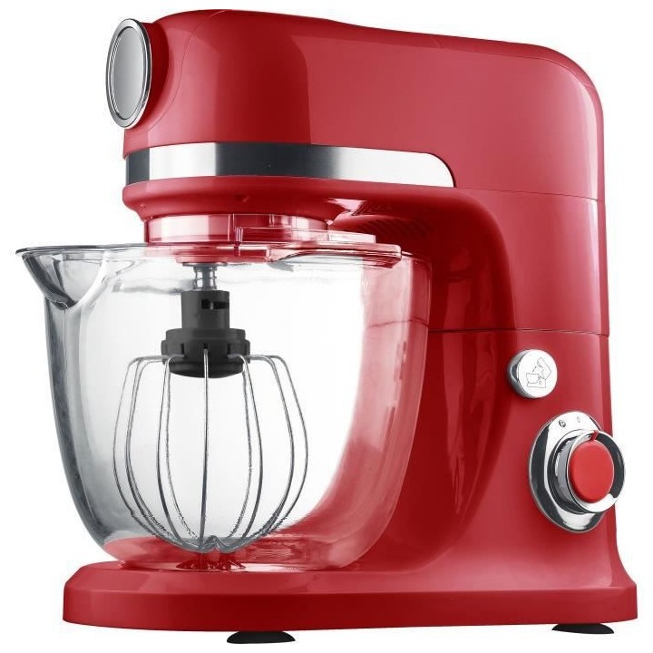 Robot pâtissier multifonction PURELECT SM31 - Rouge - 1300 W - Bol 5
