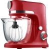 Robot pâtissier multifonction PURELECT SM31 - Rouge - 1300 W - Bol 5 L - Vitesse variable - Pieds antidérapants