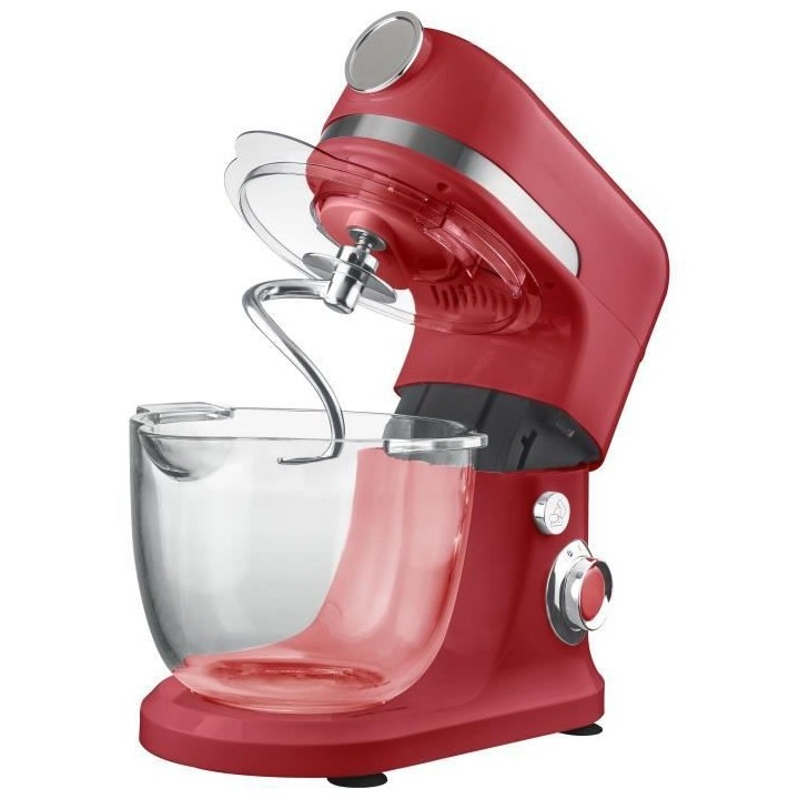 Robot pâtissier multifonction PURELECT SM31 - Rouge - 1300 W - Bol 5
