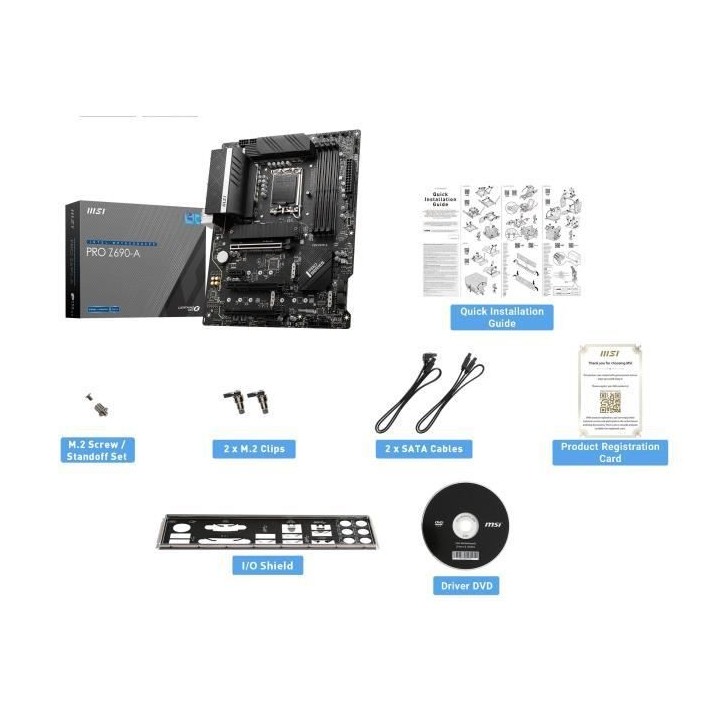 MSI - PRO Z690-A DDR5 - Carte Mere - Socket LGA 1700 - Chipset Intel Z