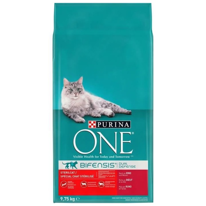 PURINA ONE Croquettes Bifensis - Aliment complet pour chats adultes -