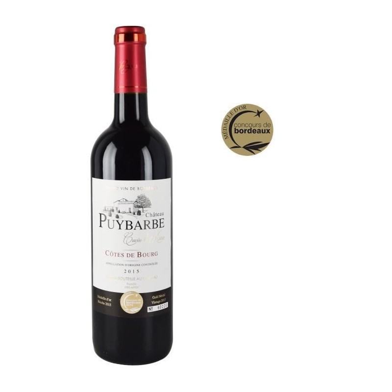 Château Puybarbe 2015 Cotes de Bourg - Vin rouge de Bordeaux