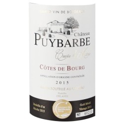 Château Puybarbe 2015 Cotes de Bourg - Vin rouge de Bordeaux