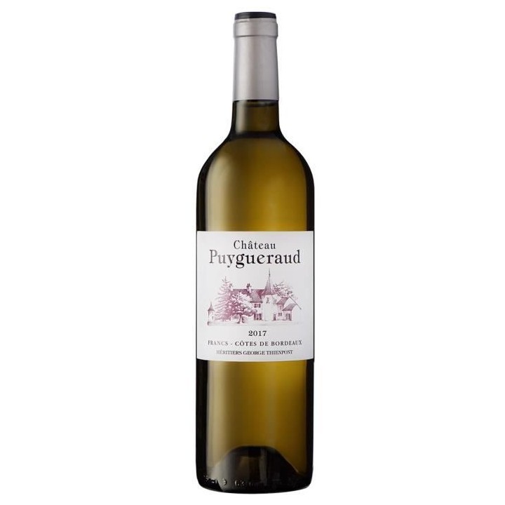 Château Puygueraud 2017 Côtes de Francs Grand Cru - Vin blanc de Bor