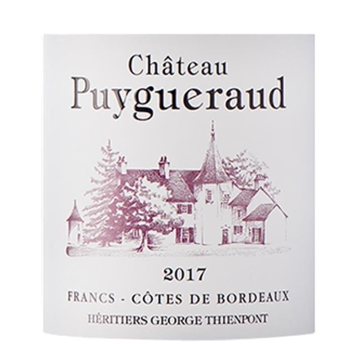 Château Puygueraud 2017 Côtes de Francs Grand Cru - Vin blanc de Bor
