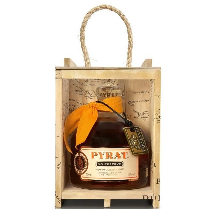 Pyrat - Xo Reserve - Rhum - 40,0% Vol. - 70 cl - Coffret bois
