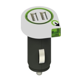 CHACON Chargeur de voiture double USB 2.1A
