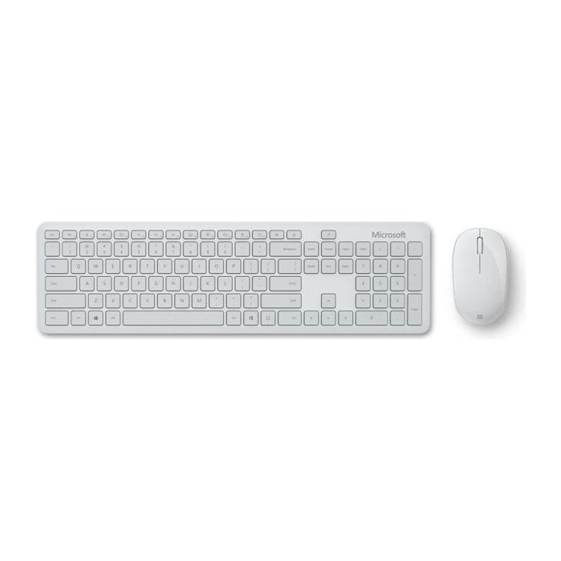 MICROSOFT Bluetooth Desktop - Ensemble clavier et souris - Sans fil - Bluetooth 4.0 - Gris Glacier - AZERTY