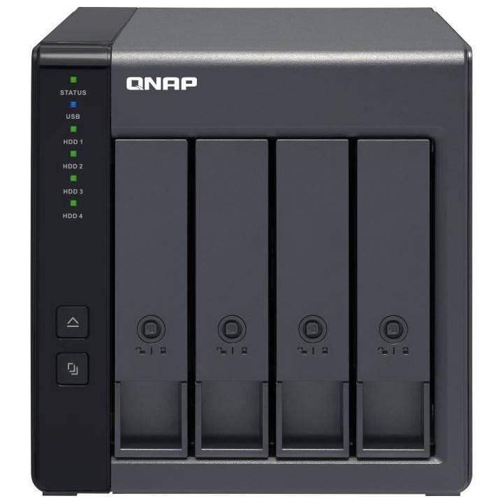 QNAP - Serveur de Stockage (NAS) - TR-004 - 4 Baies - USB-C 3.1 - Boit