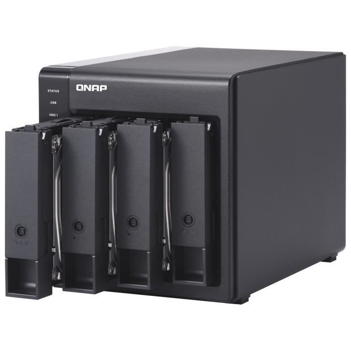 QNAP - Serveur de Stockage (NAS) - TR-004 - 4 Baies - USB-C 3.1 - Boit
