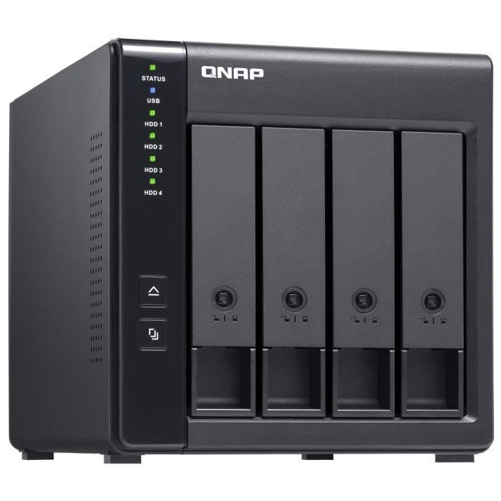 QNAP - Serveur de Stockage (NAS) - TR-004 - 4 Baies - USB-C 3.1 - Boit
