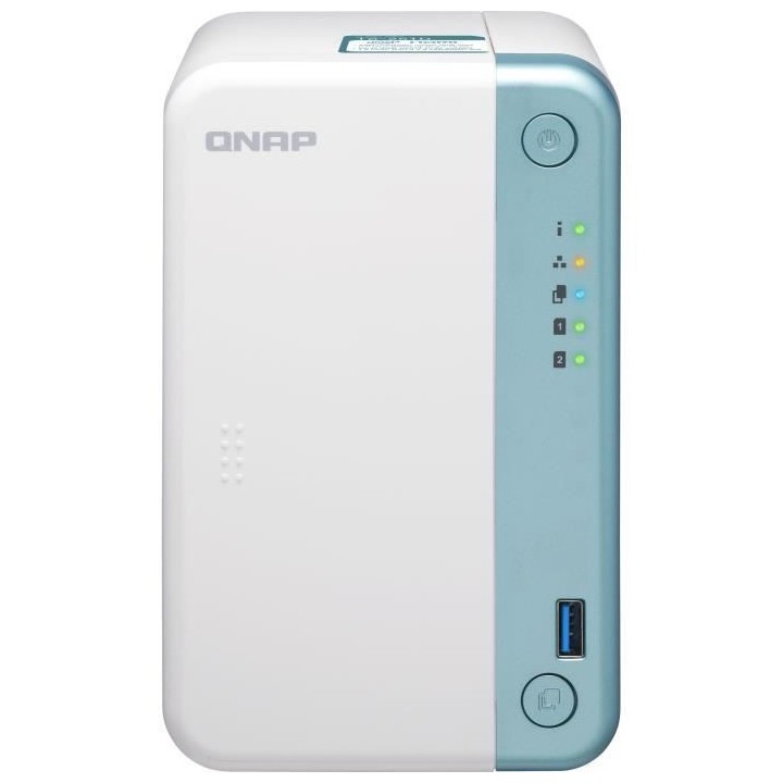 QNAP - Serveur de Stockage (NAS) - TS-251D-2G - 2 Baies - Boitier nu
