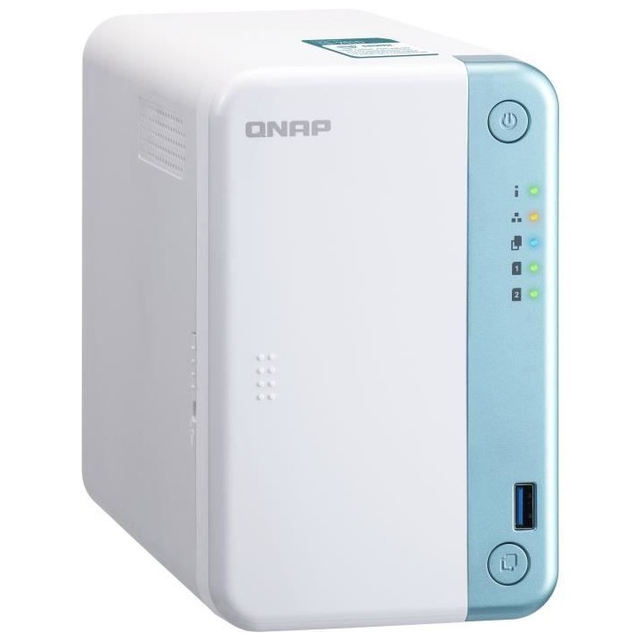 QNAP - Serveur de Stockage (NAS) - TS-251D-2G - 2 Baies - Boitier nu