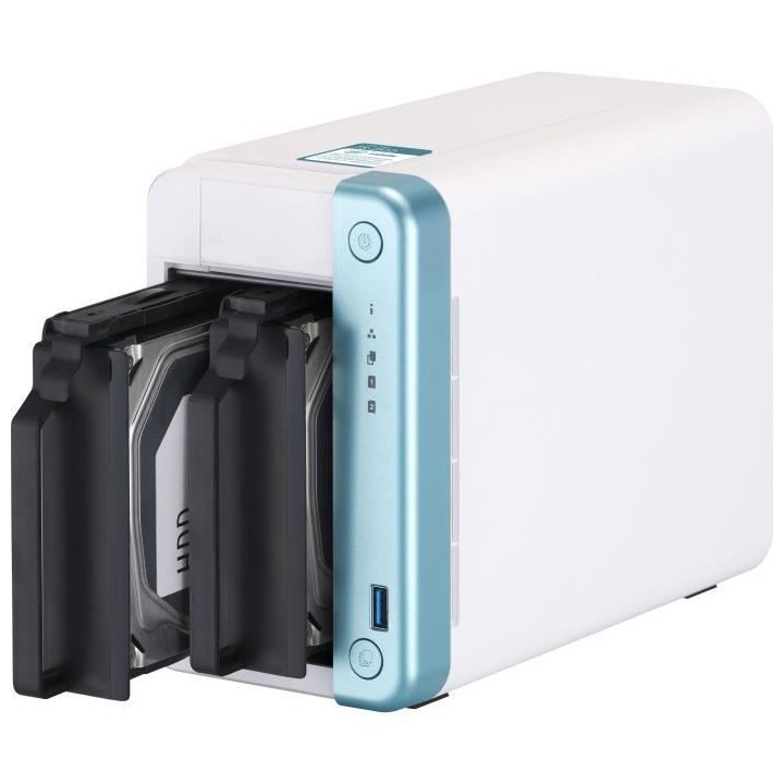 QNAP - Serveur de Stockage (NAS) - TS-251D-2G - 2 Baies - Boitier nu