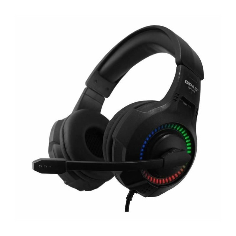 QPAD Casque gaming esport QH25 RGB Stereo et 7.1