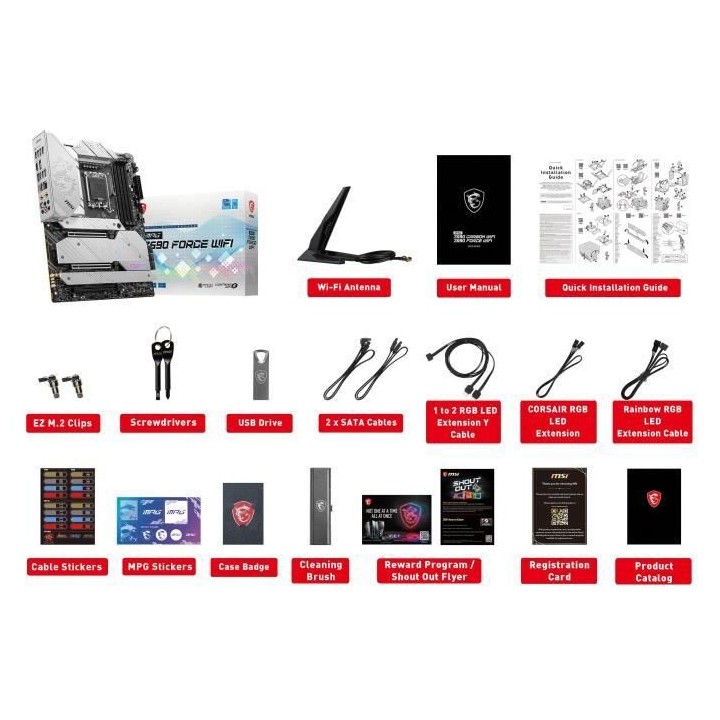 MSI - MPG Z690 FORCE WIFI DDR5 - Carte Mere - Socket LGA 1700 - Chipse