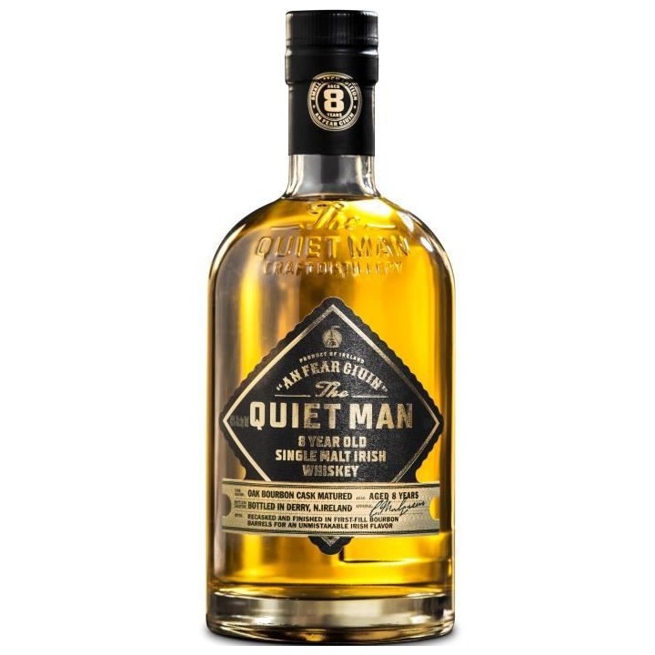 Quiet Man 8 ans 40%- Whisky Irlandais 70cl