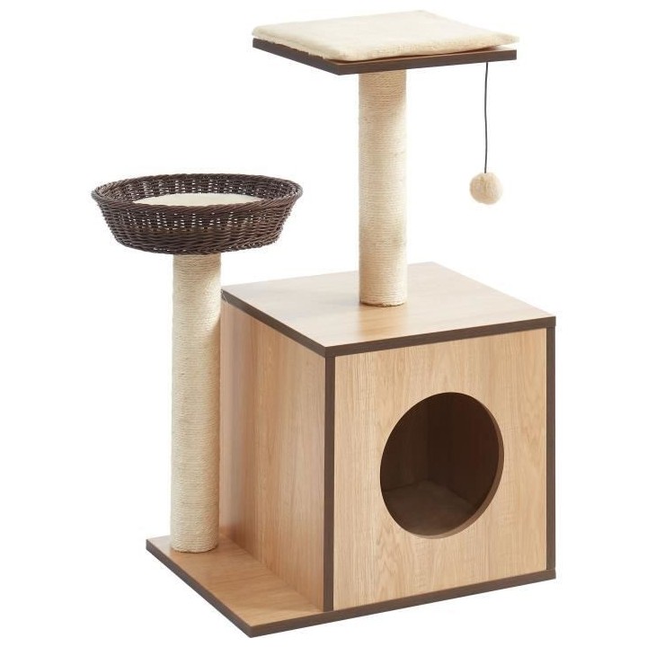 BEAU RIVAGE QUINN Arbre a chat en bois