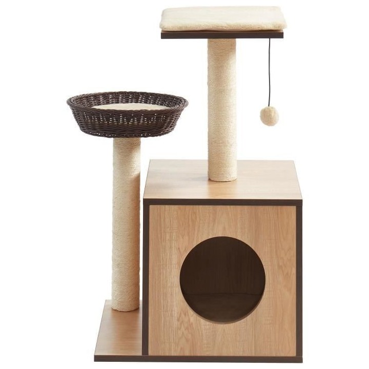 BEAU RIVAGE QUINN Arbre a chat en bois