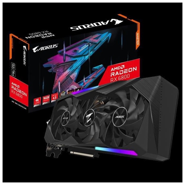 GIGABYTE Radeon AORUS RX 6800 Master - 16 Go