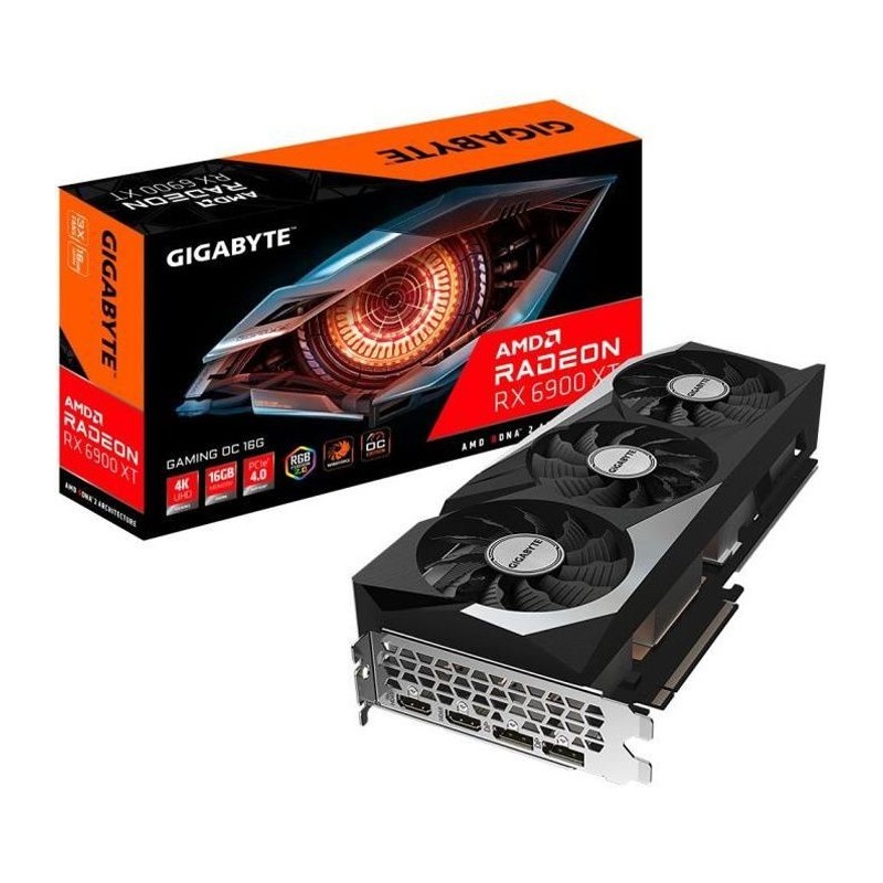 GIGABYTE Aorus Radeon - Carte Graphique RX 6900 XT Gaming OC - 16 Go