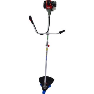 RACING Débroussailleuse thermique avec tete double fil et lame 3 dent