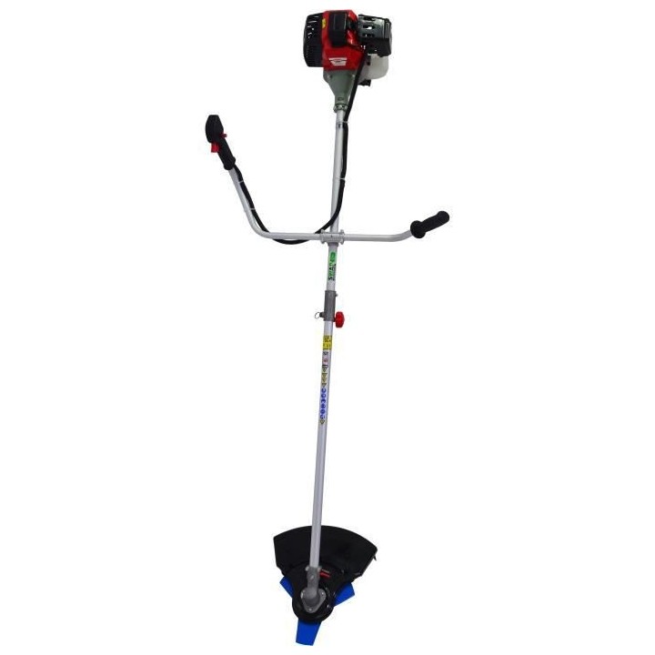 RACING Débroussailleuse thermique avec tete double fil et lame 3 dent