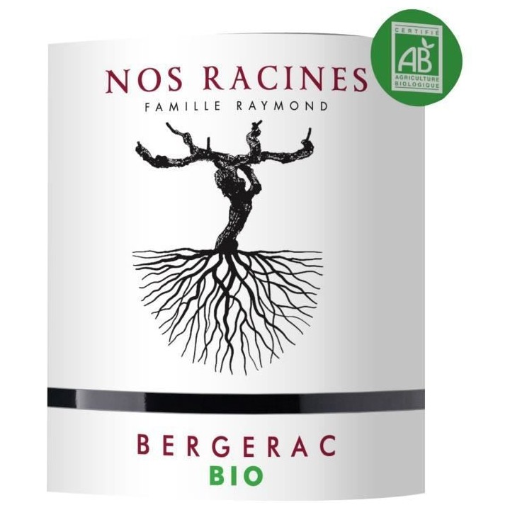 Nos Racines 2020 Bergerac - Vin rouge du Sud -Ouest - Bio