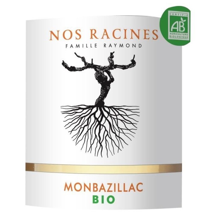 Nos Racines 2018 Monbazillac - Vin blanc du Sud Ouest - Bio