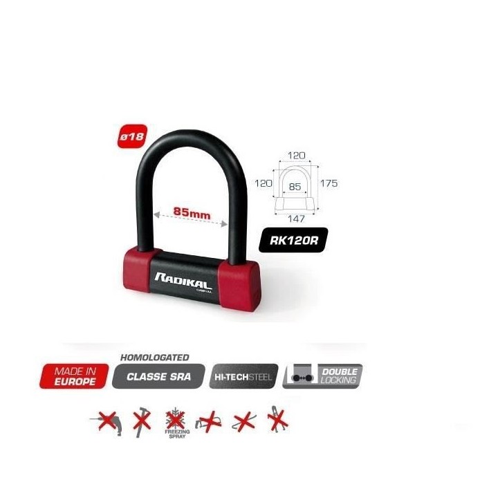 RADIKAL Antivol RK120 Evo SRA