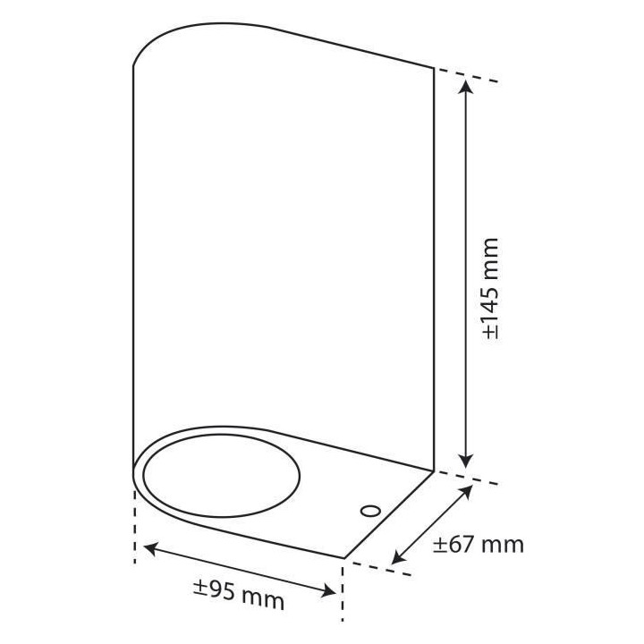 Ranex Lampe murale LED haut et bas 6 W Gris 5000.331